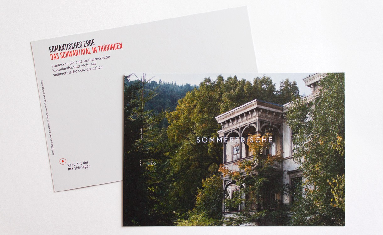 Sommerfrische Schwarzatal · Postkarte