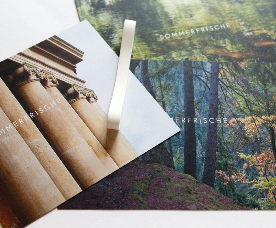 Sommerfrische Schwarzatal · Postkarten mit Gummiband